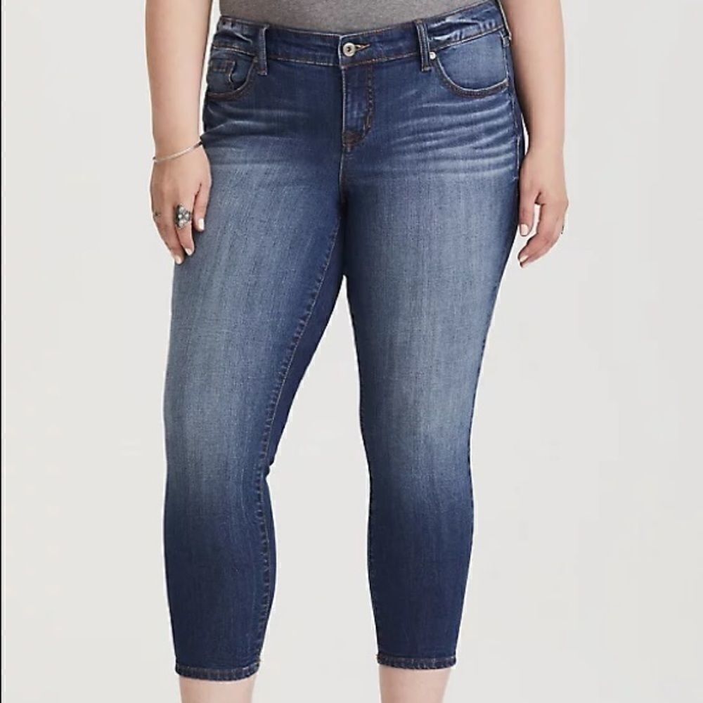 Torrid ankle skinny jeans Medium Wash